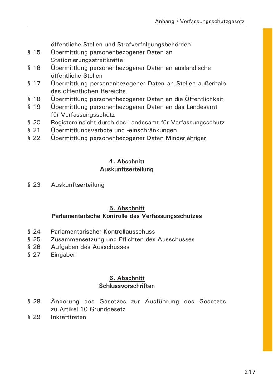 Seite 217 des Verfassungsschutzbericht 2014 Hamburg