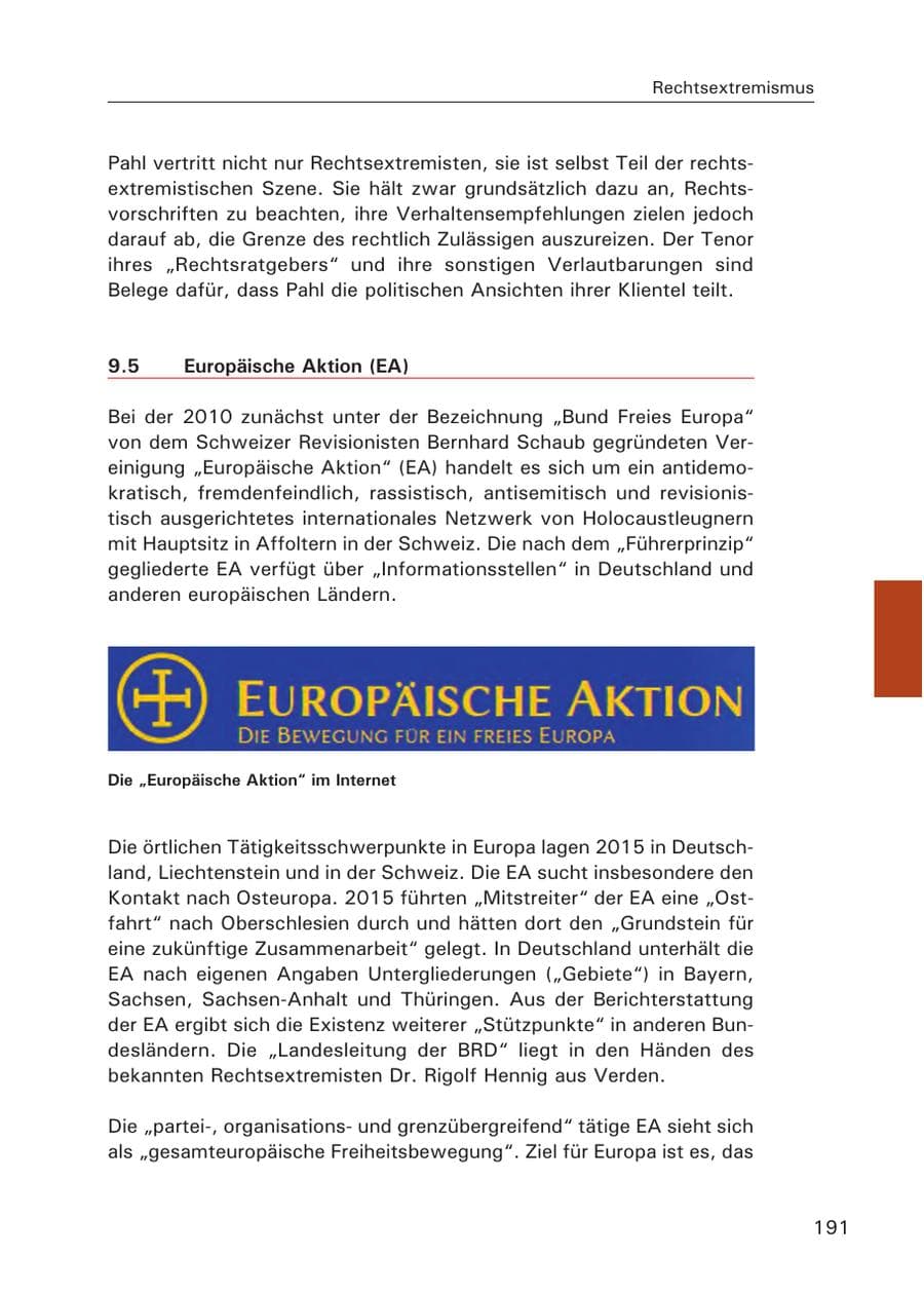 Seite 192 des Verfassungsschutzbericht 2015 Hamburg