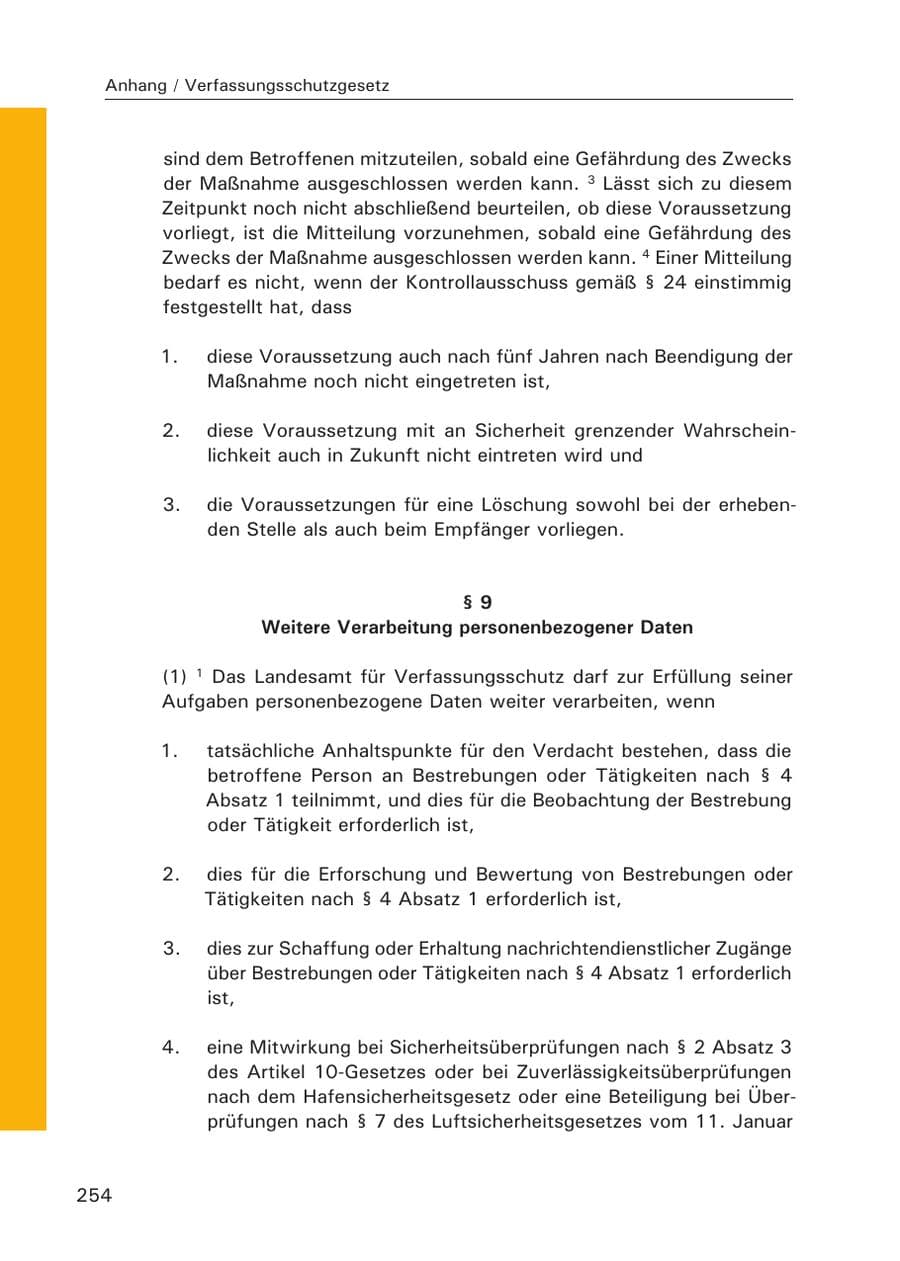 Seite 255 des Verfassungsschutzbericht 2015 Hamburg