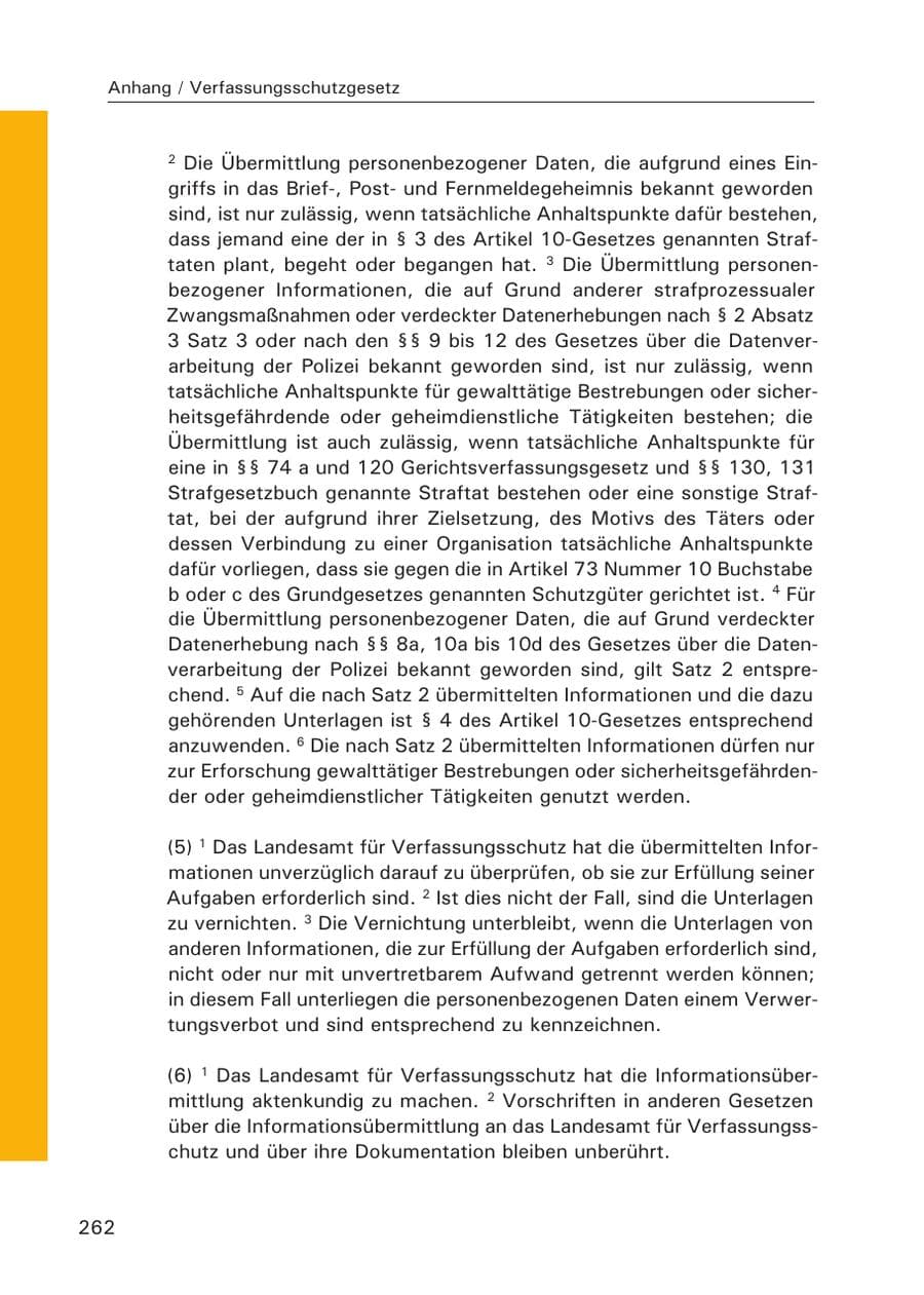 Seite 263 des Verfassungsschutzbericht 2015 Hamburg