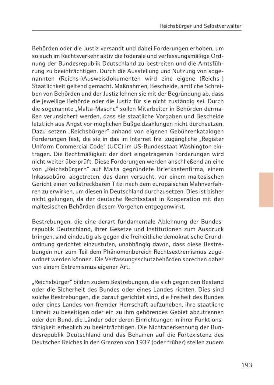 Seite 192 des Verfassungsschutzbericht 2016 Hamburg