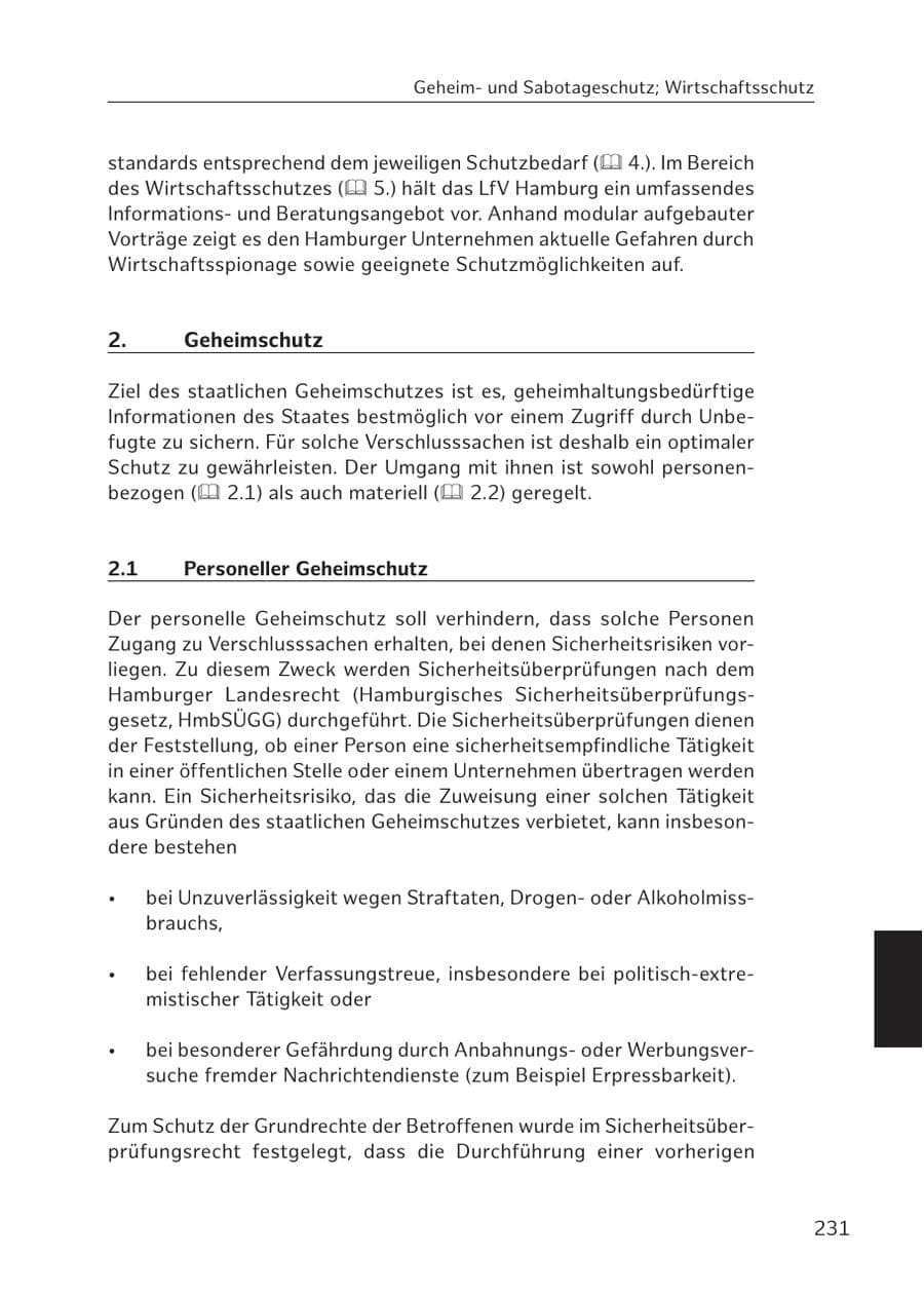 Seite 230 des Verfassungsschutzbericht 2016 Hamburg