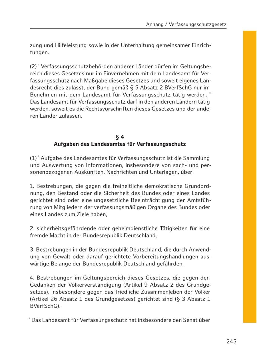Seite 243 des Verfassungsschutzbericht 2016 Hamburg