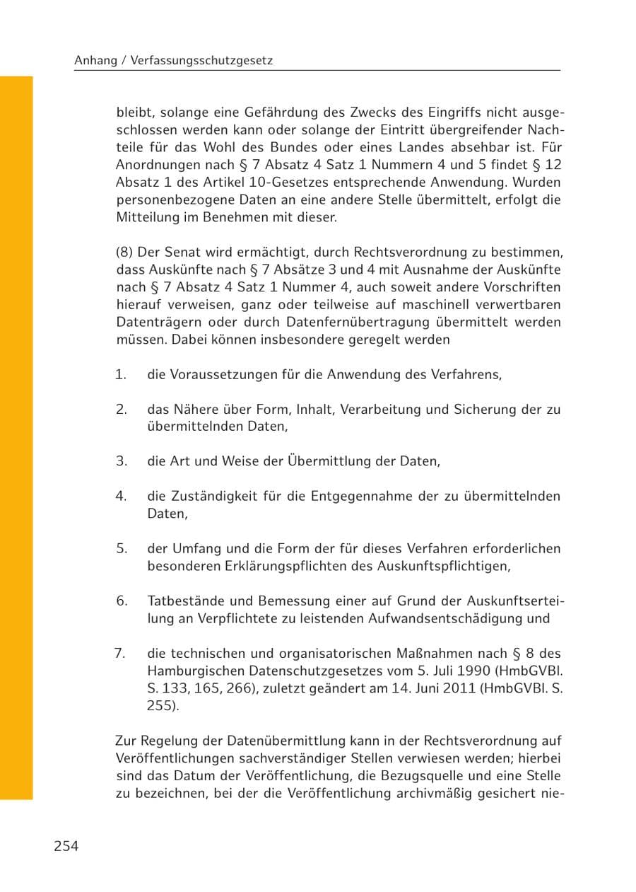 Seite 252 des Verfassungsschutzbericht 2016 Hamburg