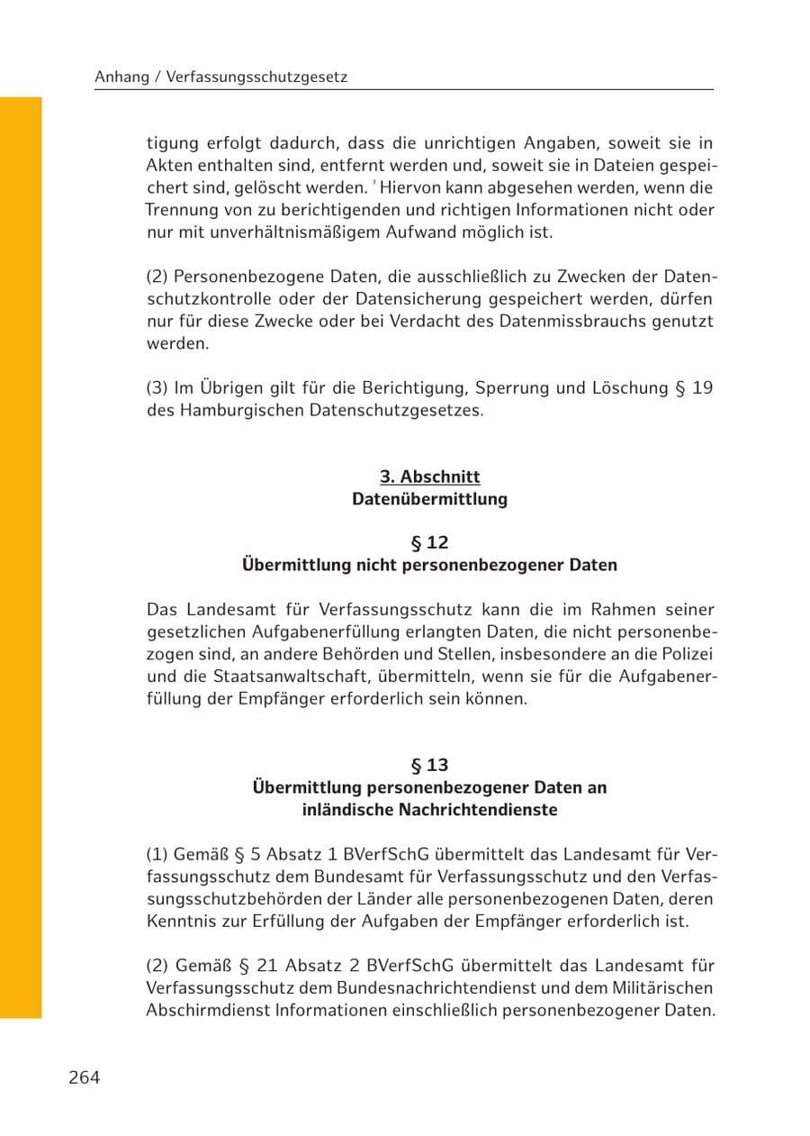 Seite 262 des Verfassungsschutzbericht 2016 Hamburg