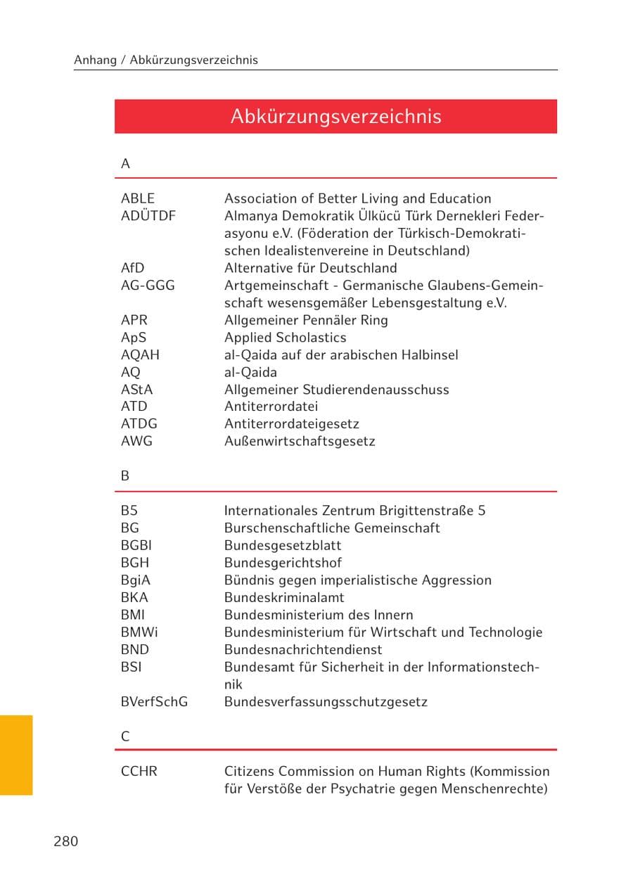 Seite 277 des Verfassungsschutzbericht 2016 Hamburg