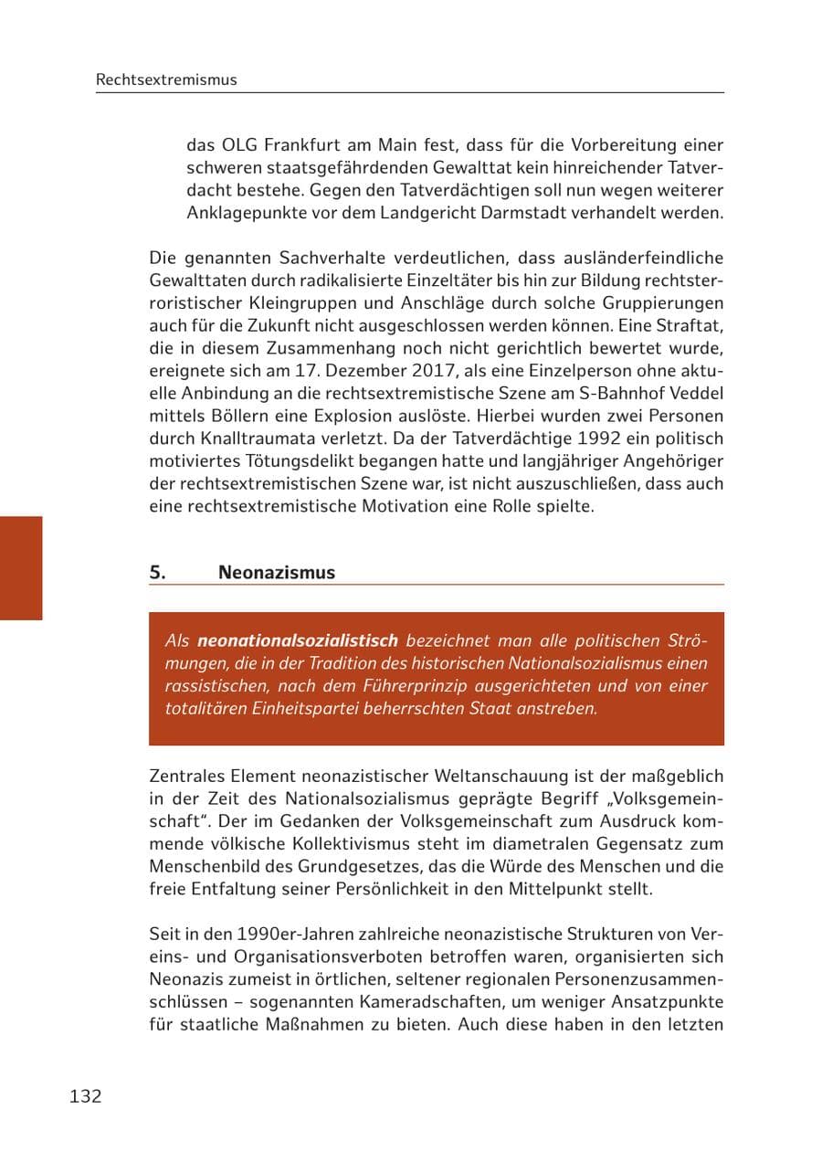 Seite 131 des Verfassungsschutzbericht 2017 Hamburg