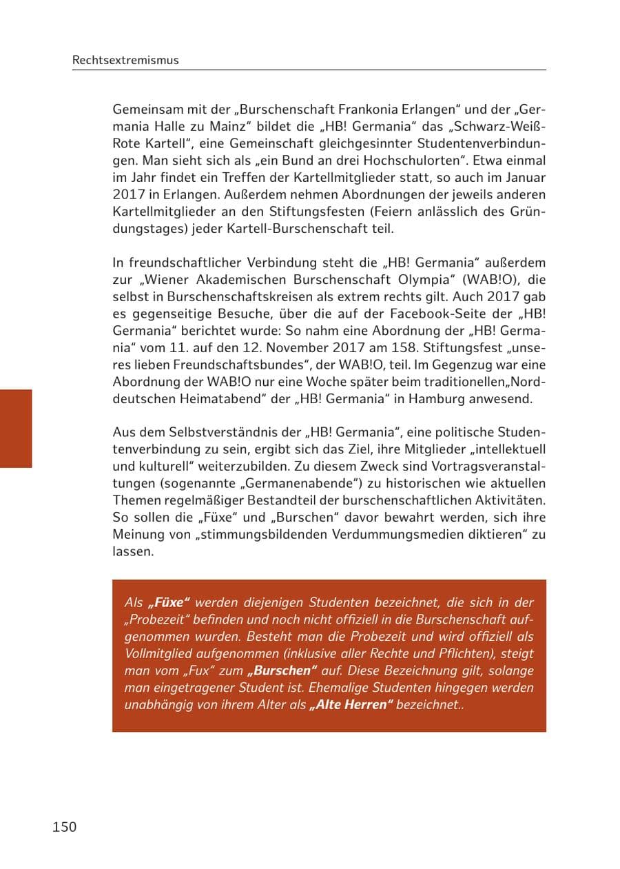 Seite 149 des Verfassungsschutzbericht 2017 Hamburg