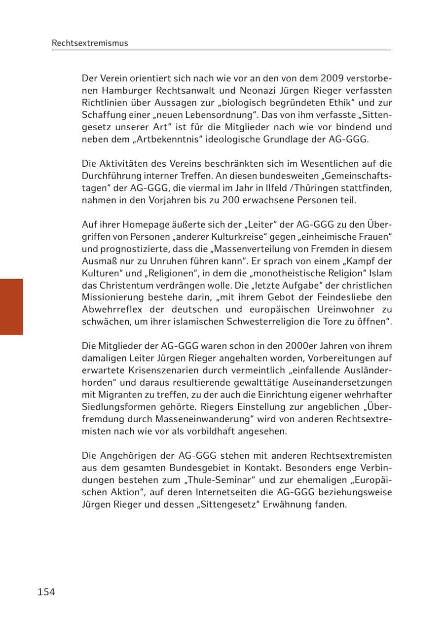Seite 153 des Verfassungsschutzbericht 2017 Hamburg