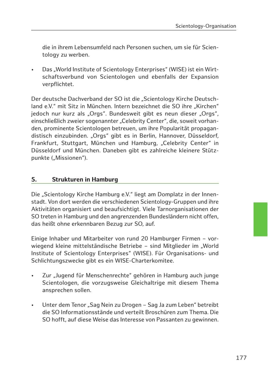 Seite 175 des Verfassungsschutzbericht 2017 Hamburg