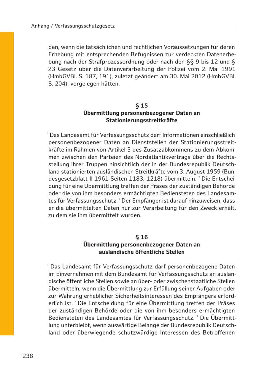 Seite 234 des Verfassungsschutzbericht 2017 Hamburg