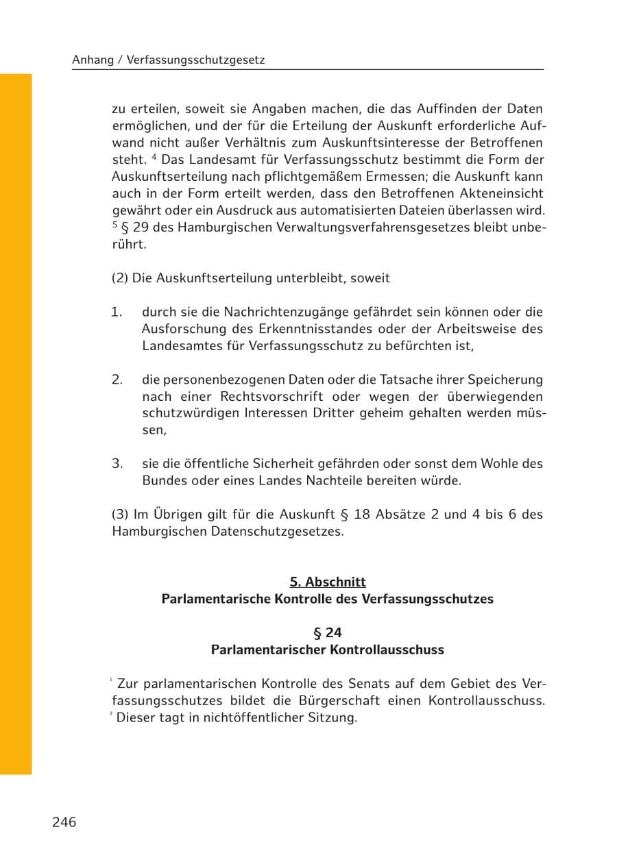 Seite 242 des Verfassungsschutzbericht 2017 Hamburg