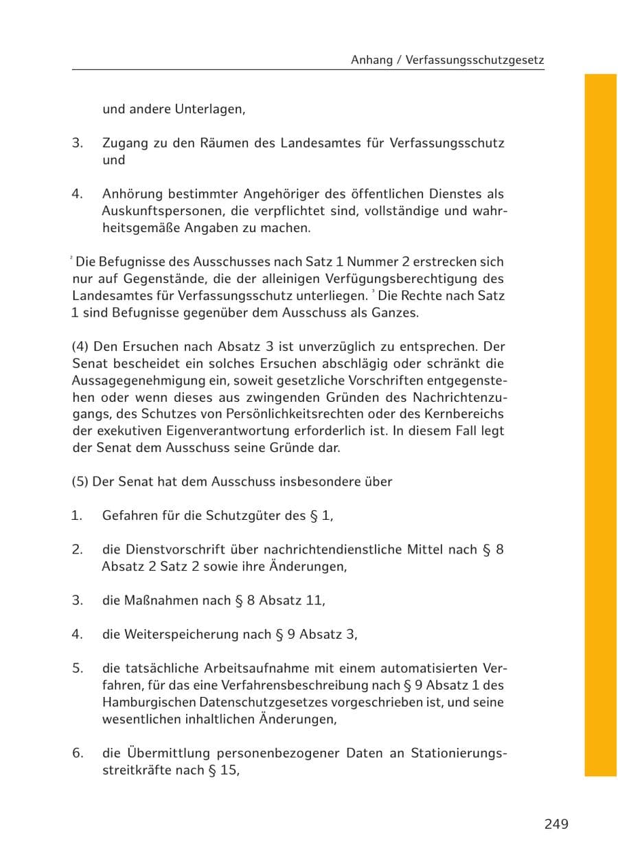 Seite 245 des Verfassungsschutzbericht 2017 Hamburg