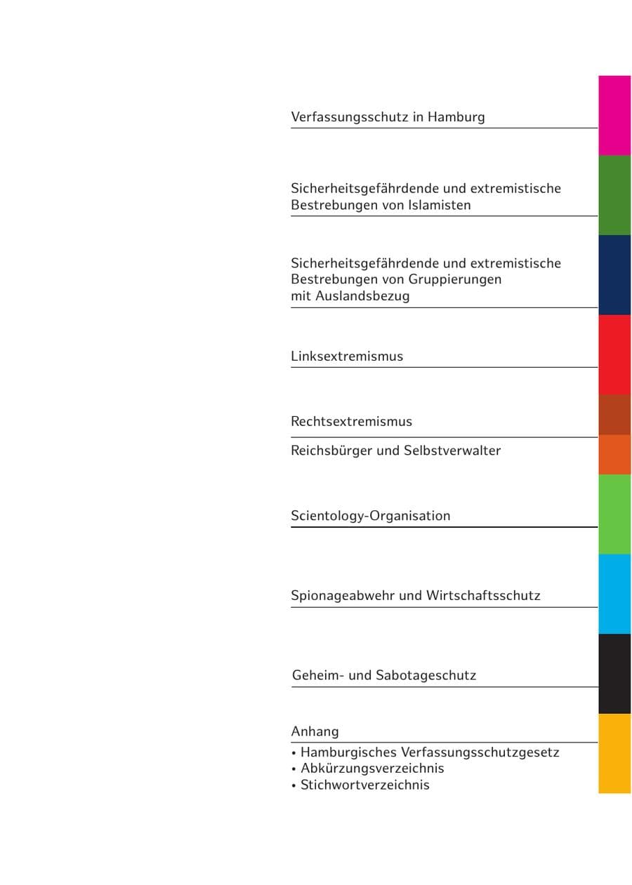 Seite 9 des Verfassungsschutzbericht 2017 Hamburg