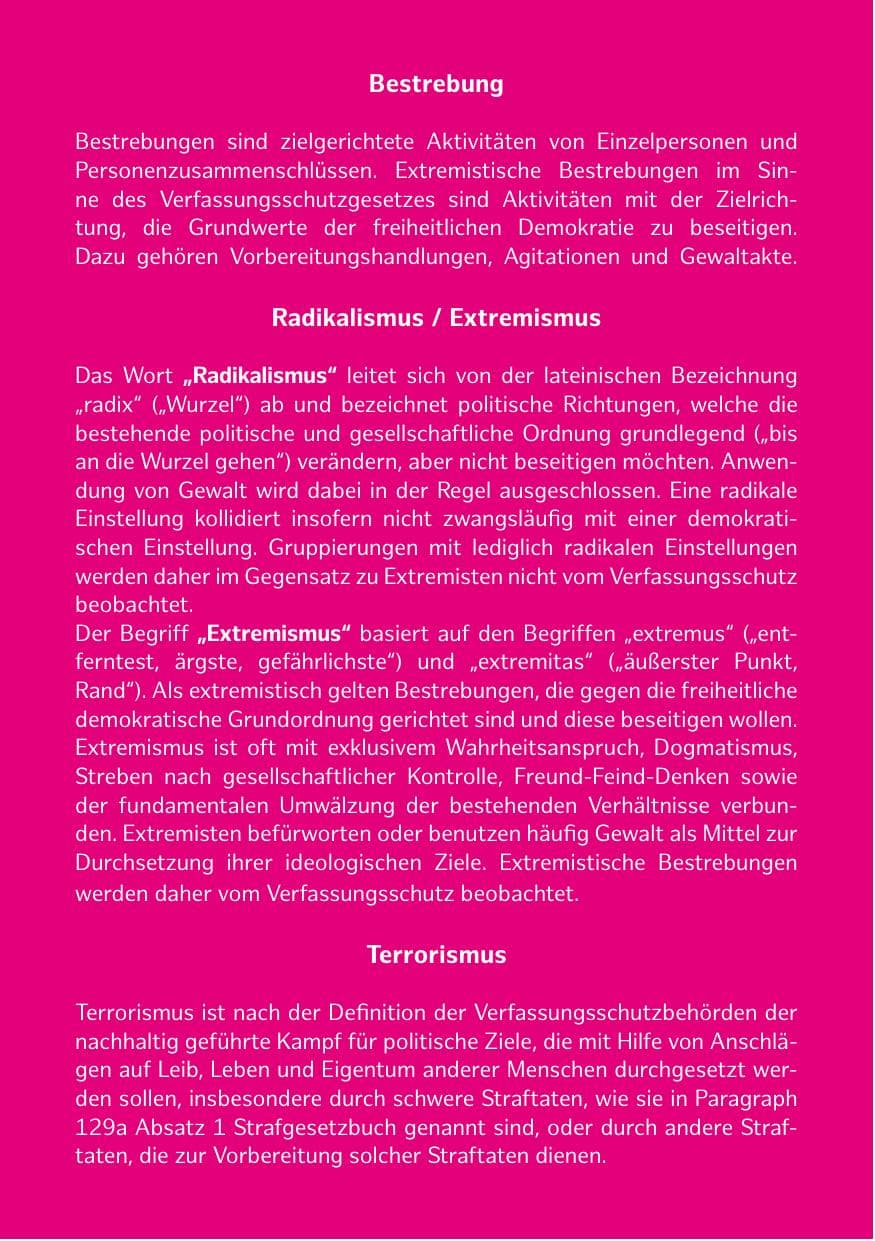 Seite 16 des Verfassungsschutzbericht 2018 Hamburg