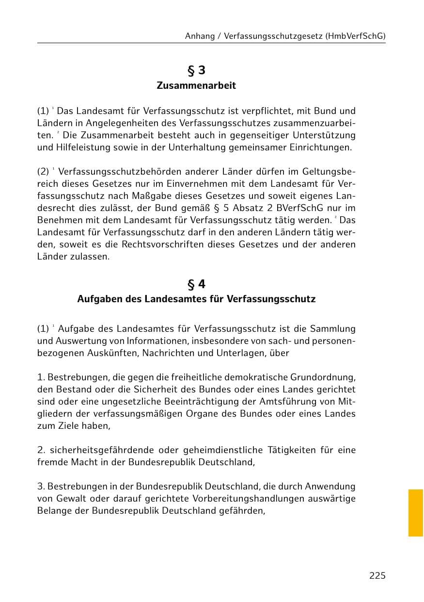 Seite 226 des Verfassungsschutzbericht 2018 Hamburg