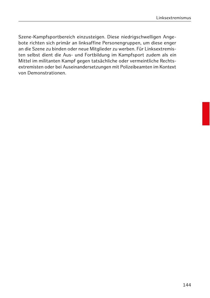 Seite 145 des Verfassungsschutzbericht 2019 Hamburg