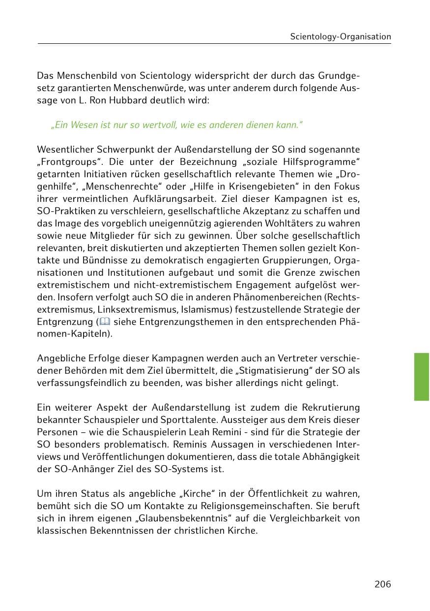 Seite 207 des Verfassungsschutzbericht 2019 Hamburg