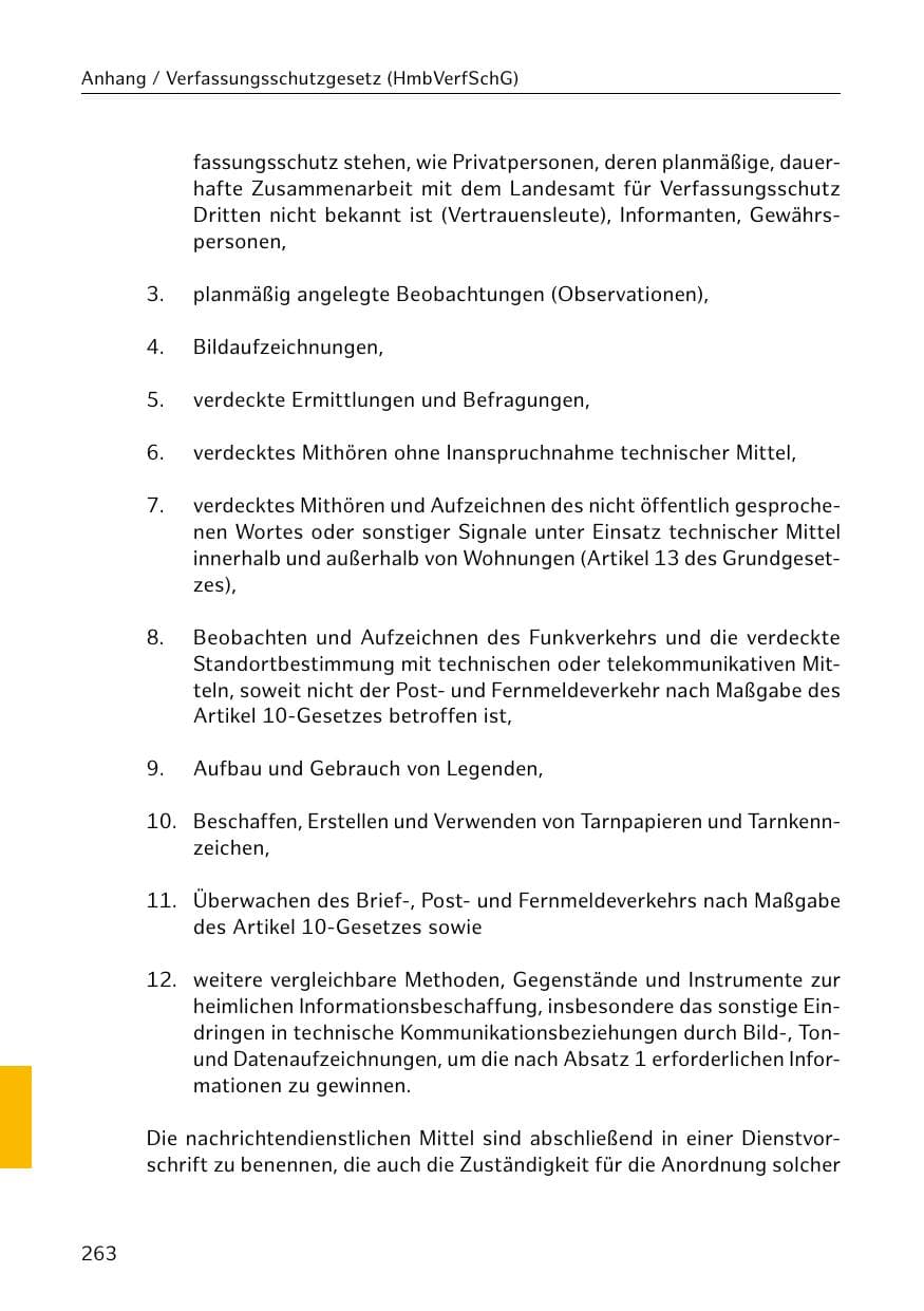 Seite 264 des Verfassungsschutzbericht 2019 Hamburg