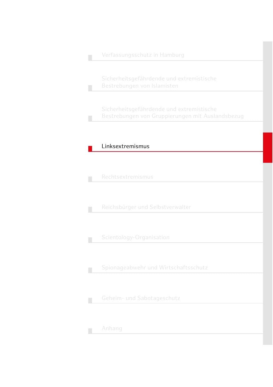 Seite 106 des Verfassungsschutzbericht 2020 Hamburg