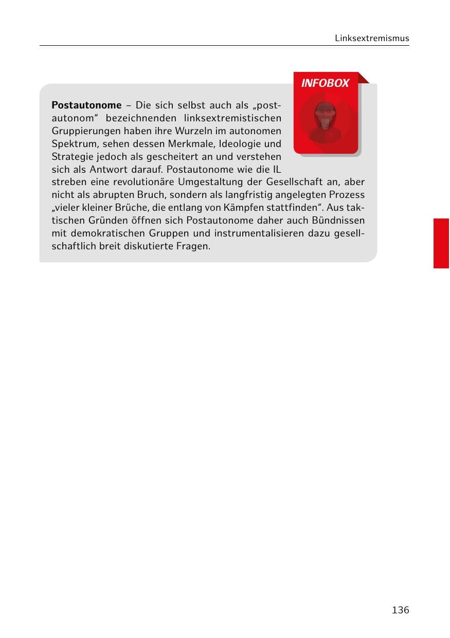Seite 136 des Verfassungsschutzbericht 2020 Hamburg