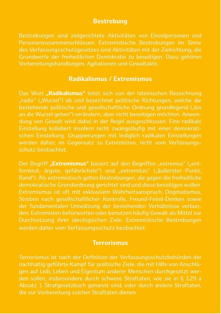 Seite 17 des Verfassungsschutzbericht 2020 Hamburg