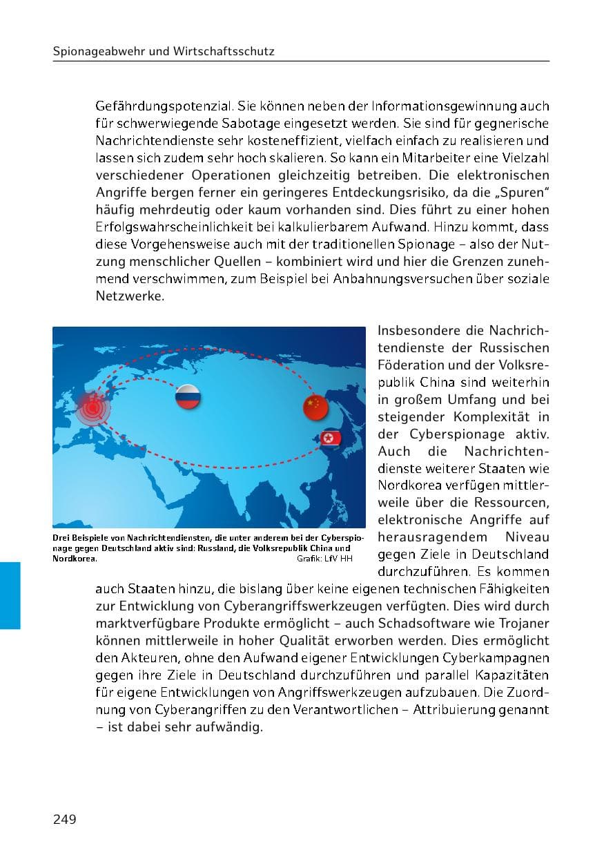 Seite 249 des Verfassungsschutzbericht 2020 Hamburg