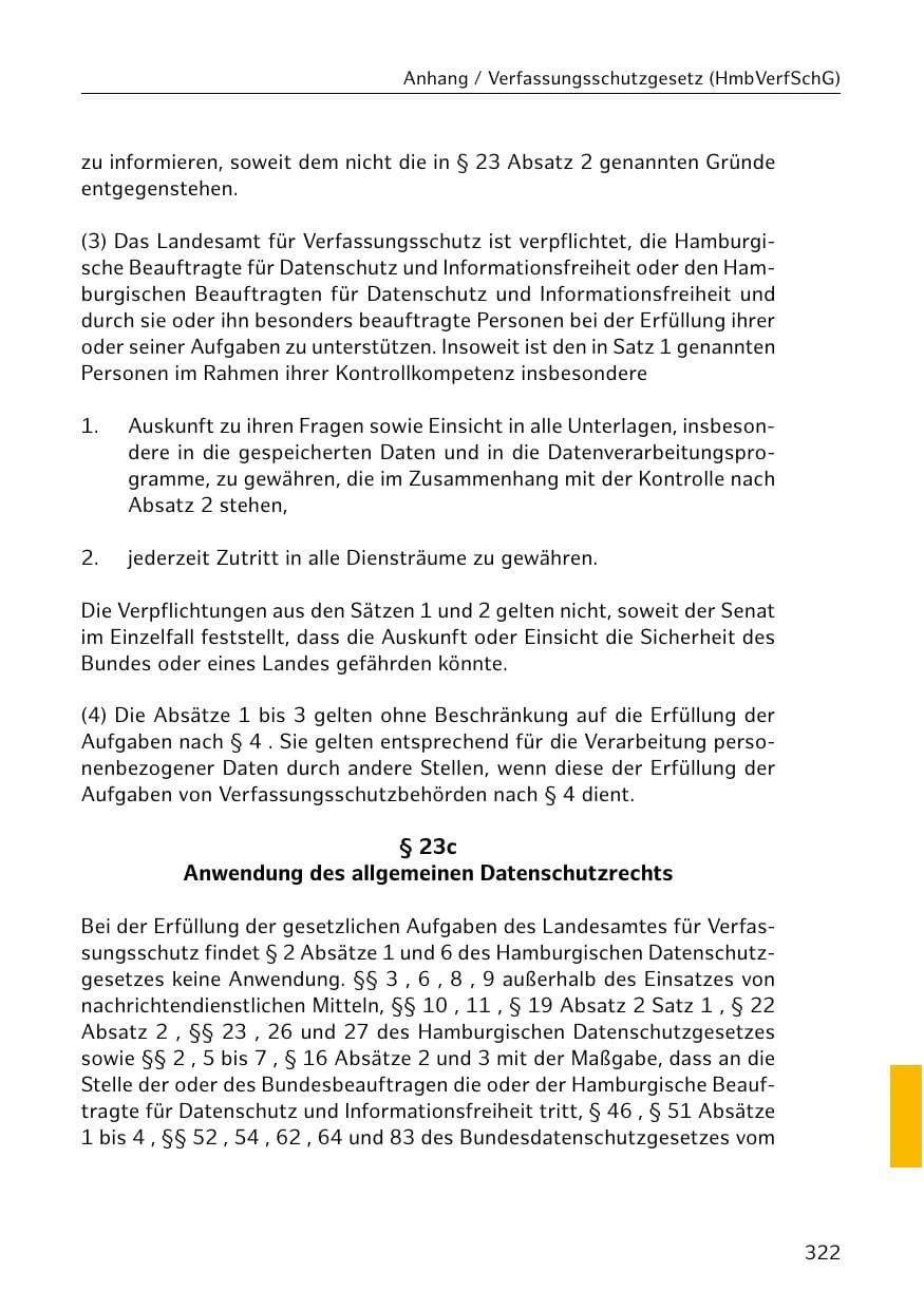 Seite 322 des Verfassungsschutzbericht 2020 Hamburg