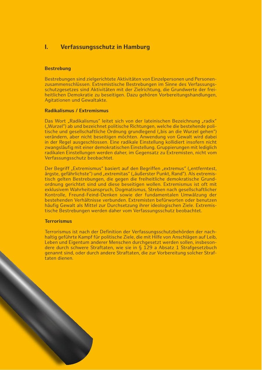 Seite 15 des Verfassungsschutzbericht 2021 Hamburg