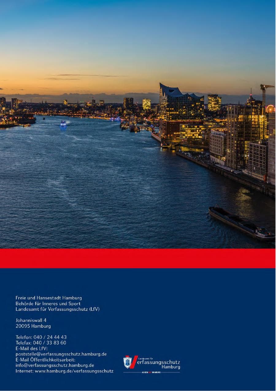 Seite 194 des Verfassungsschutzbericht 2021 Hamburg