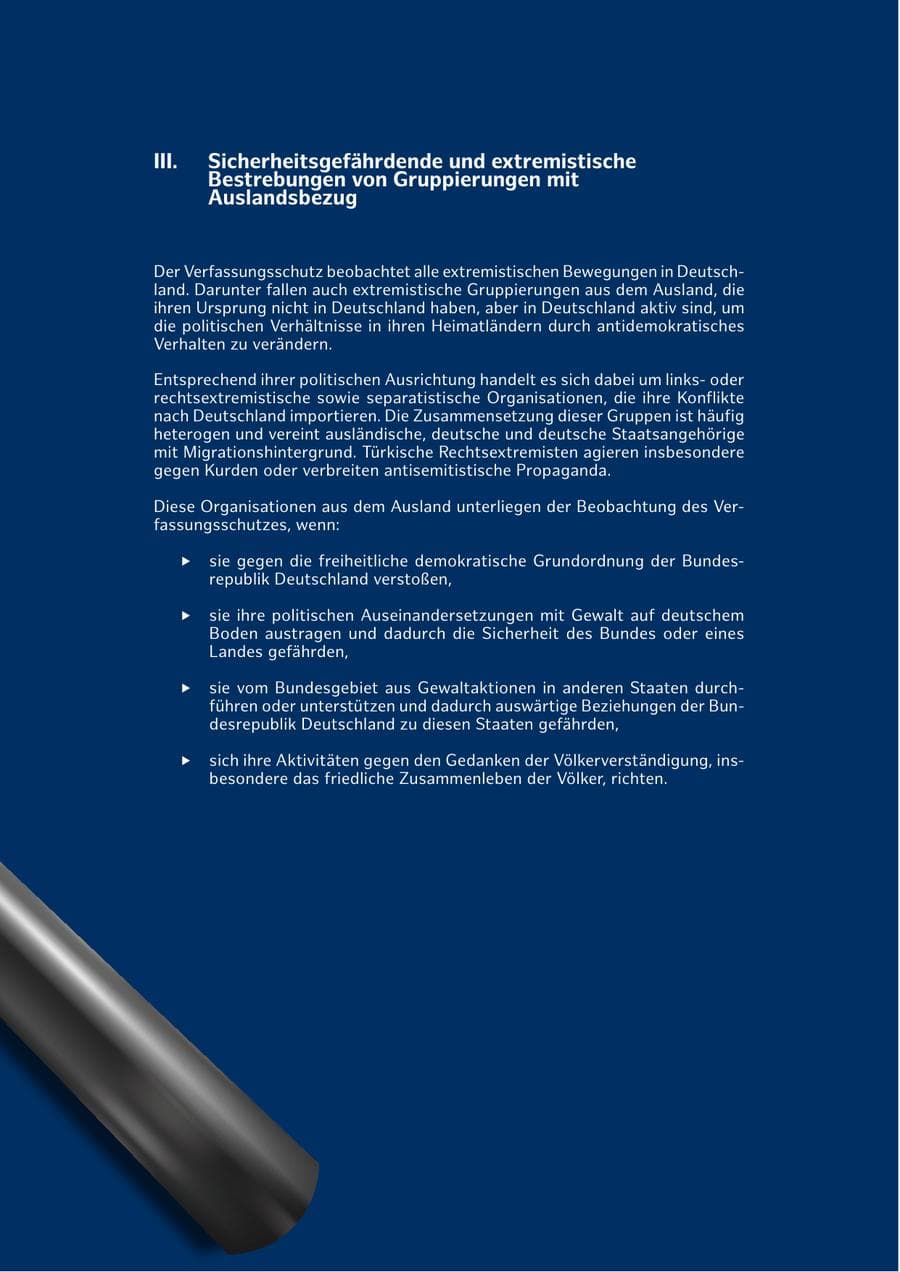 Seite 55 des Verfassungsschutzbericht 2021 Hamburg
