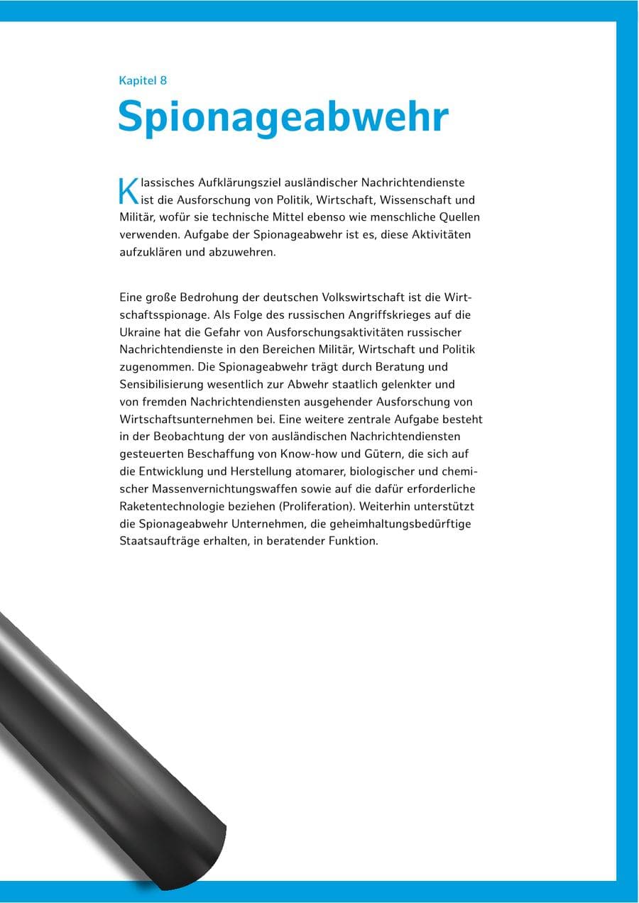 Seite 127 des Verfassungsschutzbericht 2022 Hamburg