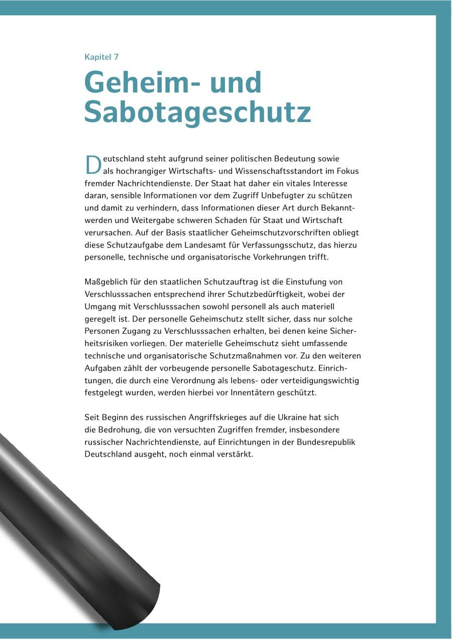 Seite 145 des Verfassungsschutzbericht 2022 Hamburg