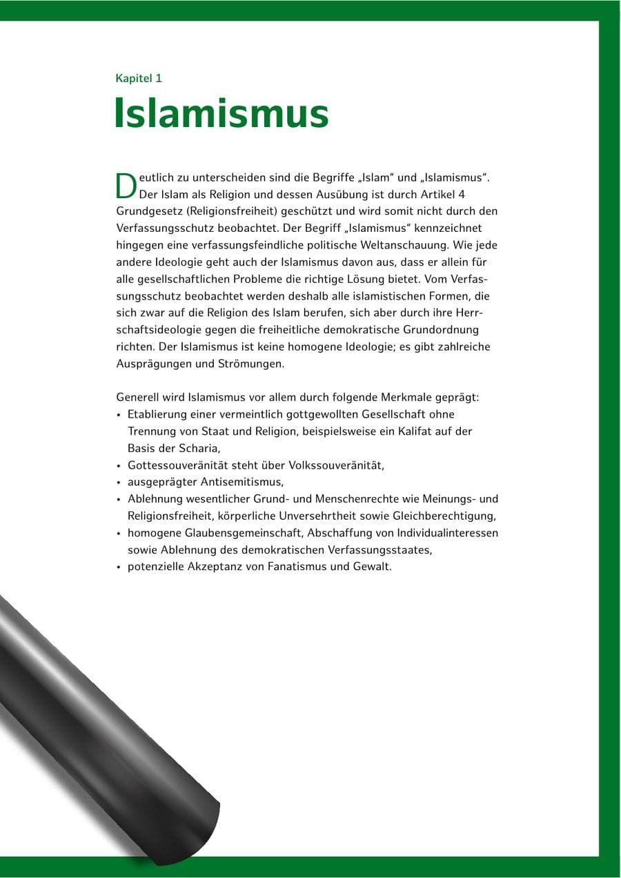 Seite 23 des Verfassungsschutzbericht 2022 Hamburg