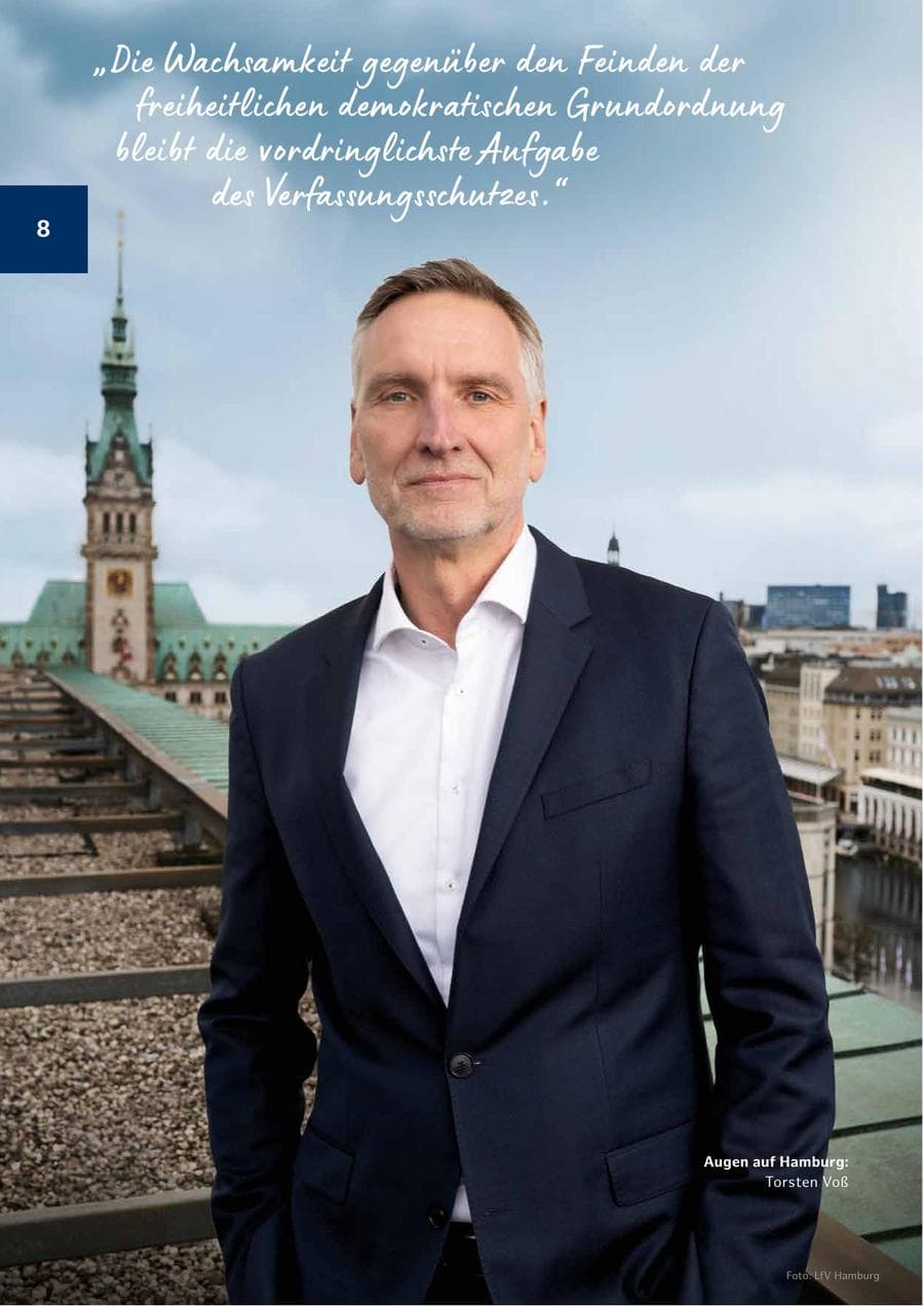 Seite 8 des Verfassungsschutzbericht 2025 Hamburg