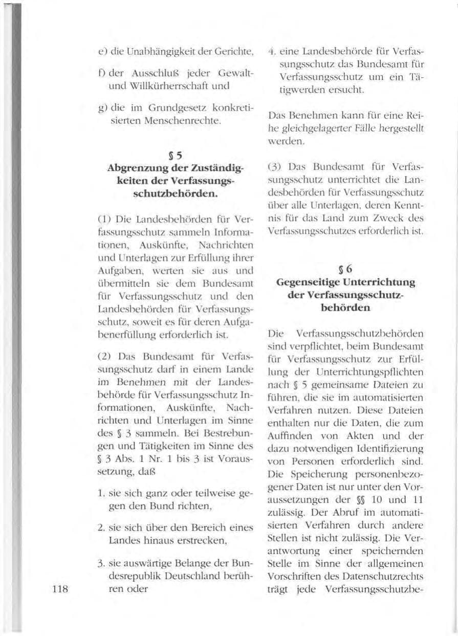 Seite 118 des Verfassungsschutzbericht 1993 Mecklenburg-Vorpommern