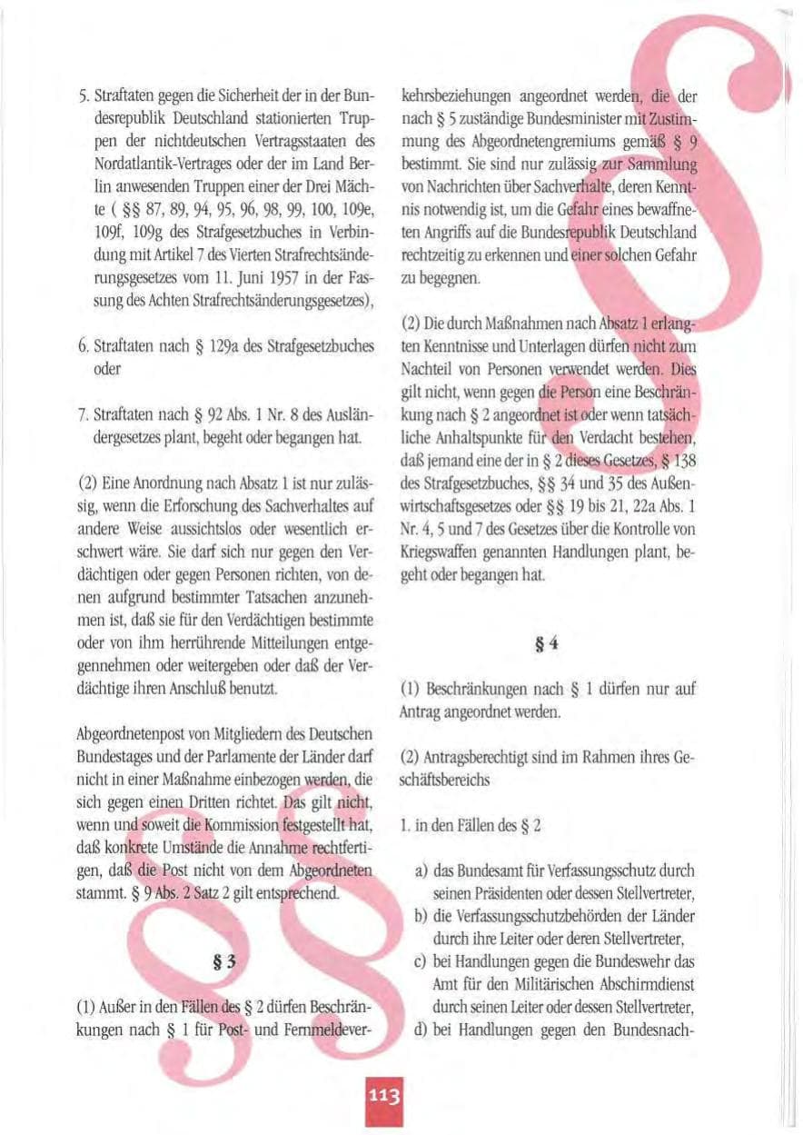 Seite 116 des Verfassungsschutzbericht 1994 Mecklenburg-Vorpommern