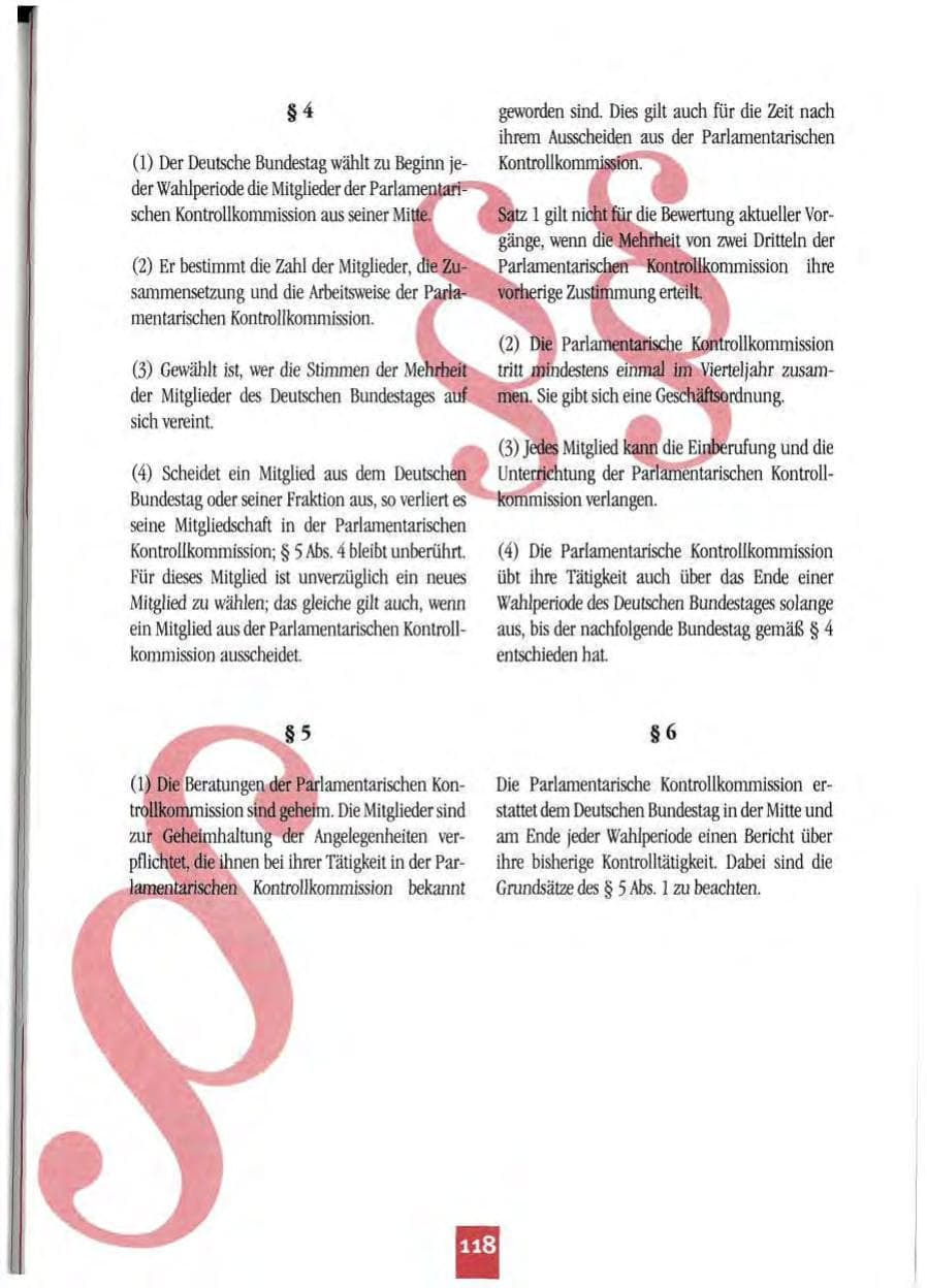 Seite 121 des Verfassungsschutzbericht 1994 Mecklenburg-Vorpommern