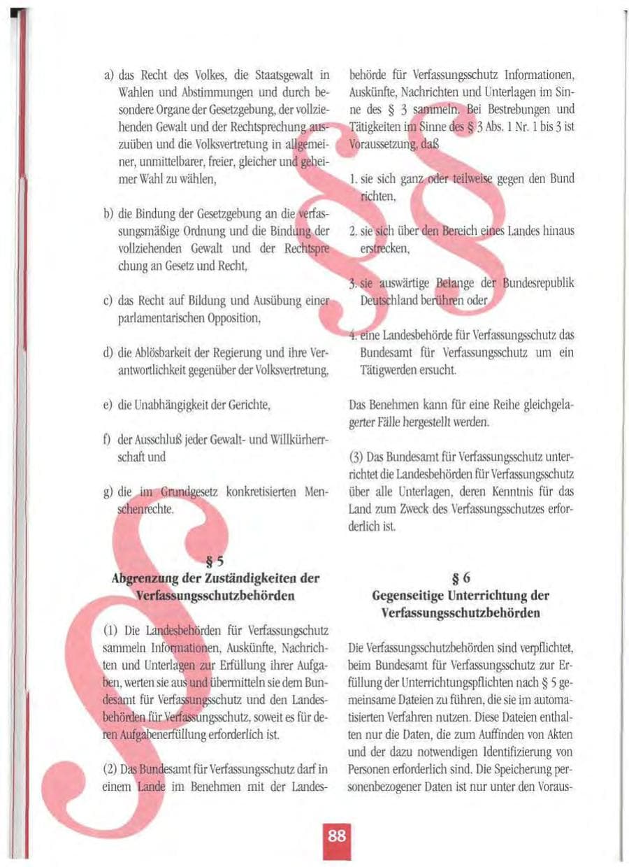 Seite 91 des Verfassungsschutzbericht 1994 Mecklenburg-Vorpommern
