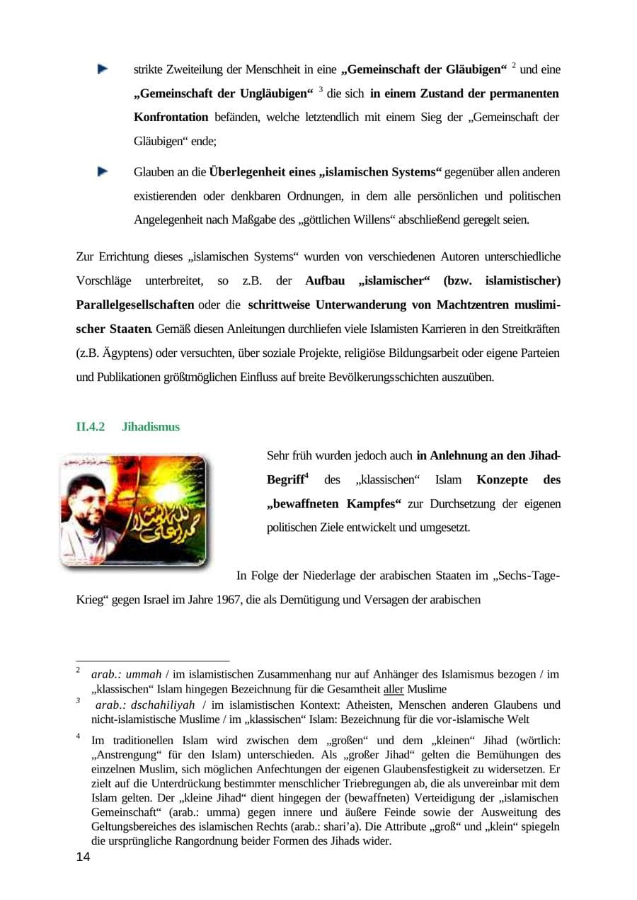 Seite 14 des Verfassungsschutzbericht 2003 Mecklenburg-Vorpommern
