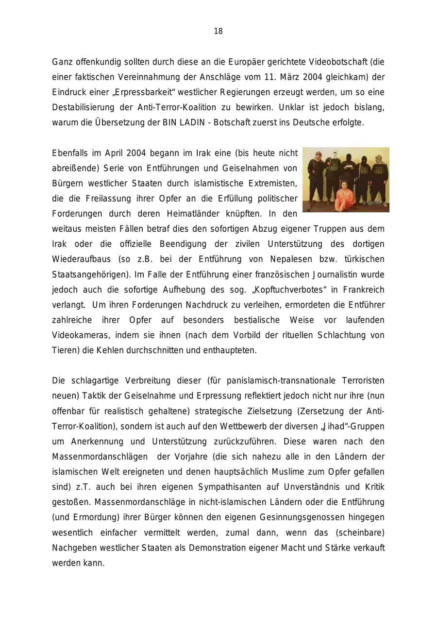 Seite 18 des Verfassungsschutzbericht 2004 Mecklenburg-Vorpommern