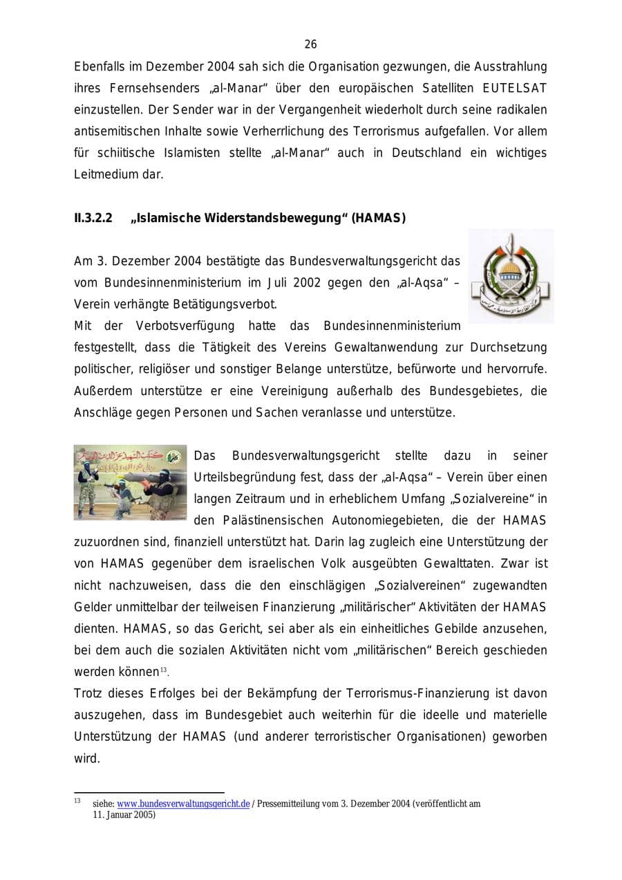 Seite 26 des Verfassungsschutzbericht 2004 Mecklenburg-Vorpommern