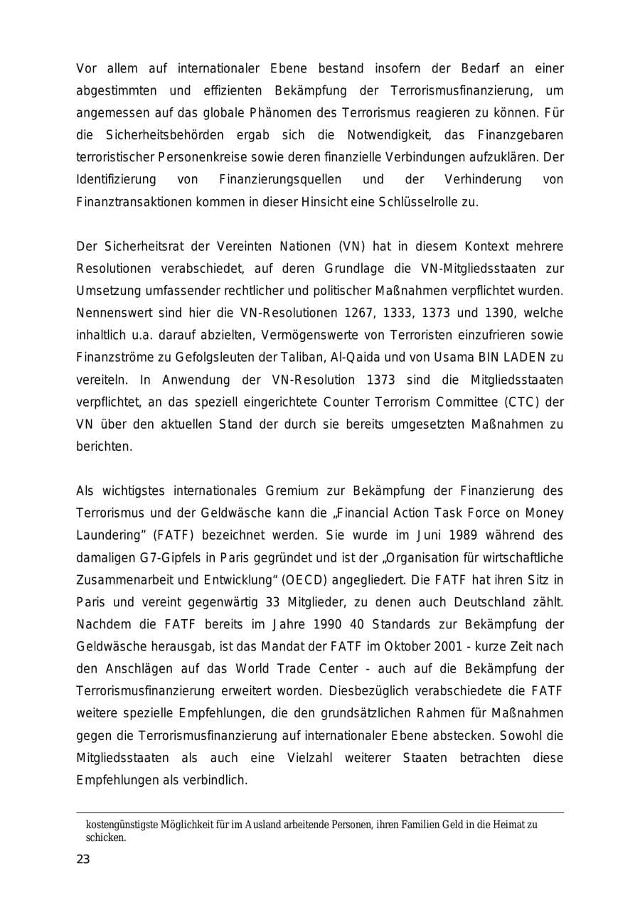 Seite 23 des Verfassungsschutzbericht 2005 Mecklenburg-Vorpommern