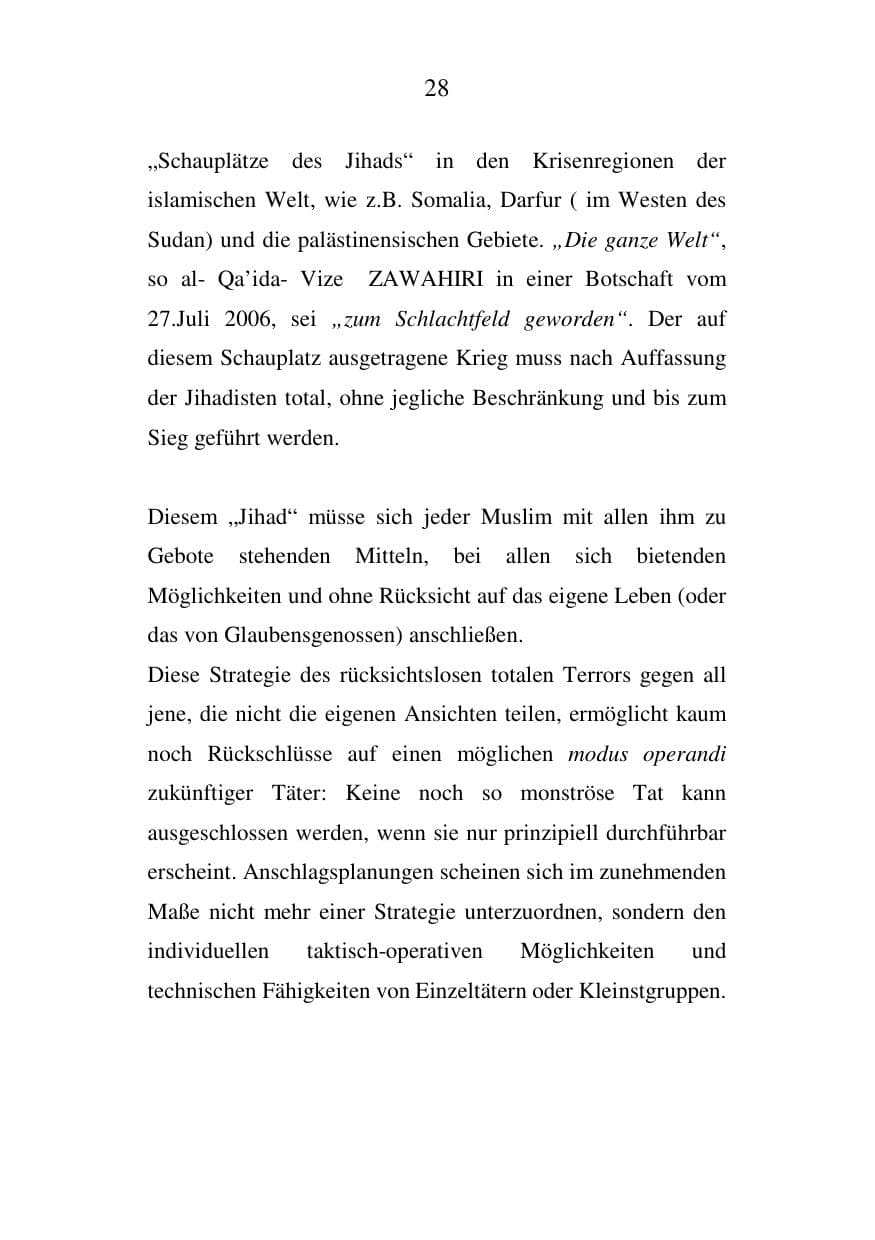 Seite 29 des Verfassungsschutzbericht 2006 Mecklenburg-Vorpommern