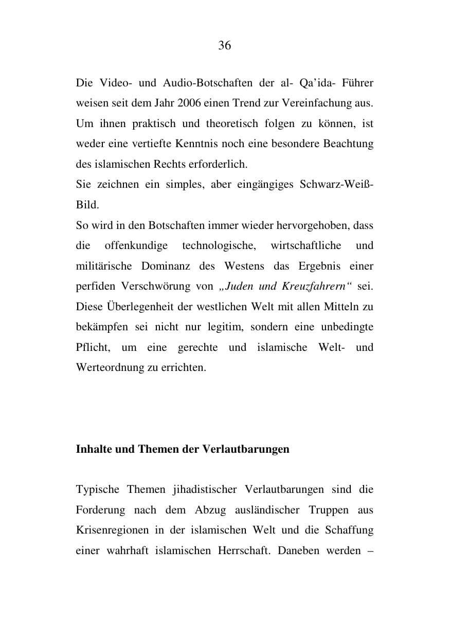 Seite 36 des Verfassungsschutzbericht 2007 Mecklenburg-Vorpommern