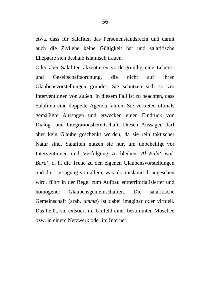 Seite 56 des Verfassungsschutzbericht 2008 Mecklenburg-Vorpommern