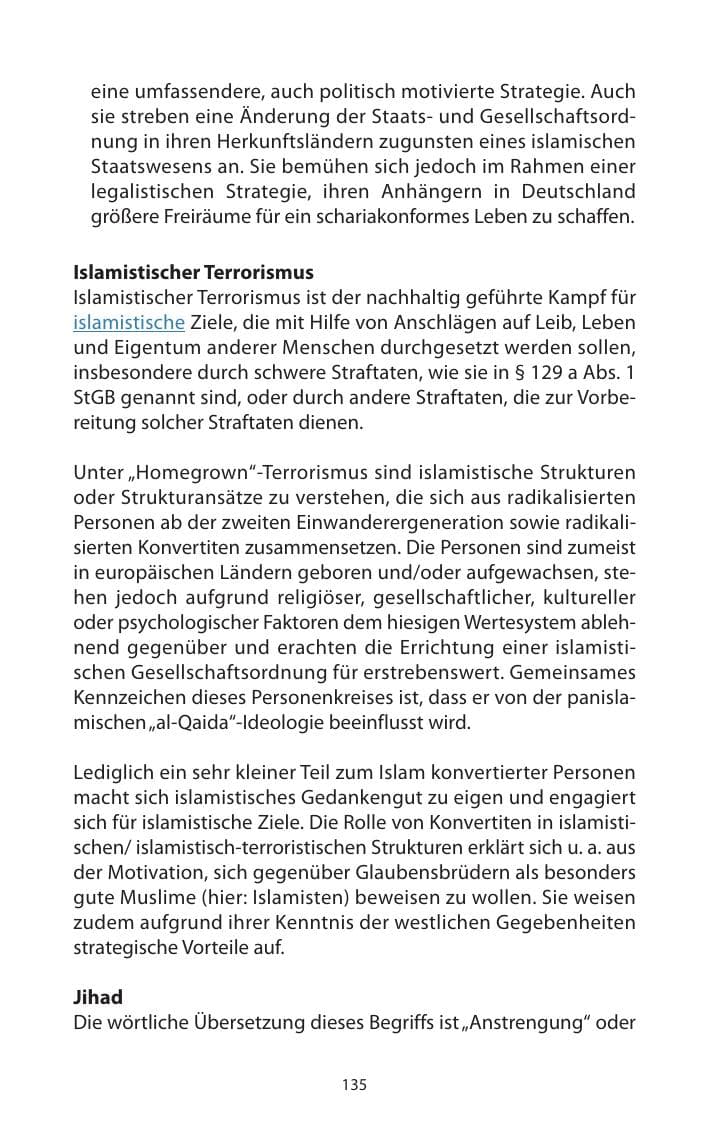 Seite 137 des Verfassungsschutzbericht 2011 Mecklenburg-Vorpommern