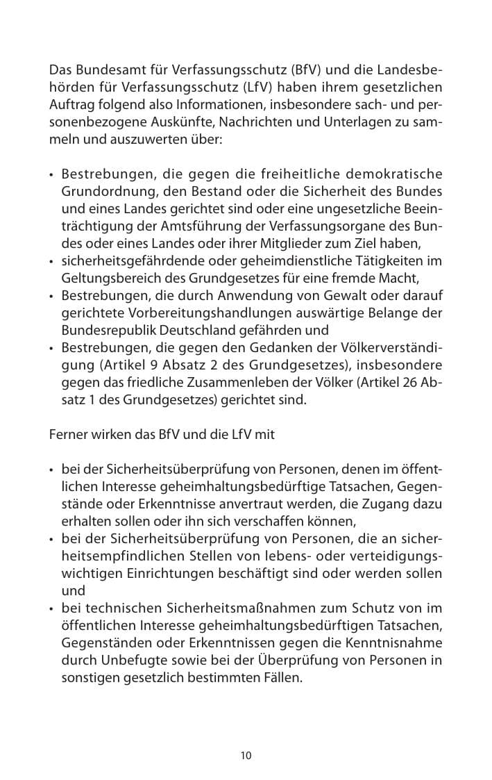 Seite 12 des Verfassungsschutzbericht 2013 Mecklenburg-Vorpommern