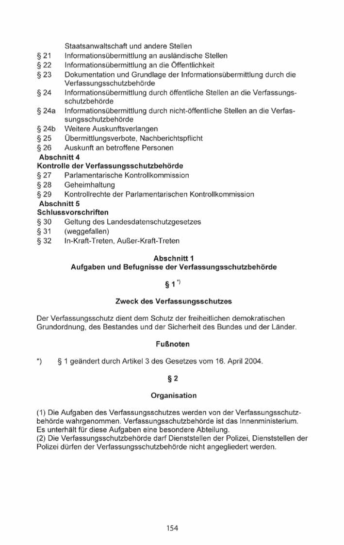 Seite 156 des Verfassungsschutzbericht 2013 Mecklenburg-Vorpommern