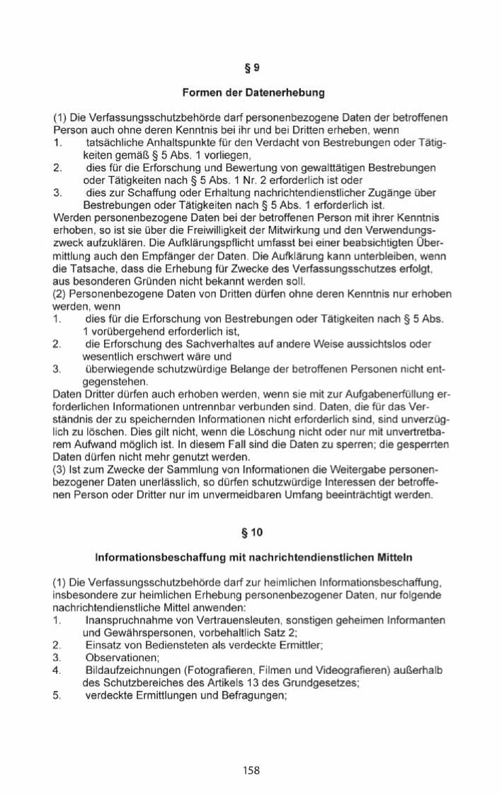 Seite 160 des Verfassungsschutzbericht 2013 Mecklenburg-Vorpommern